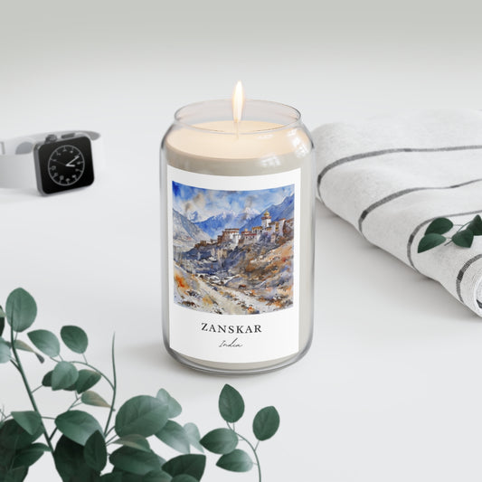 Zanskar, India scented soy candle