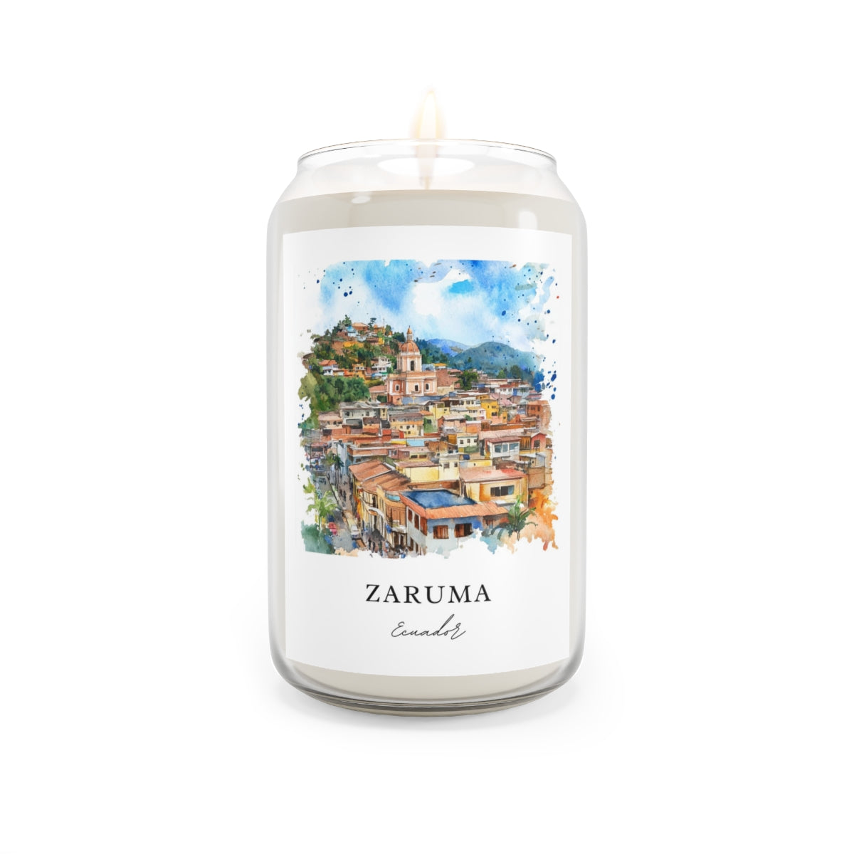 Zaruma, Ecuador scented soy candle