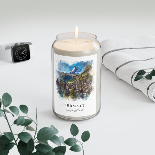Zermatt, Switzerland scented soy candle
