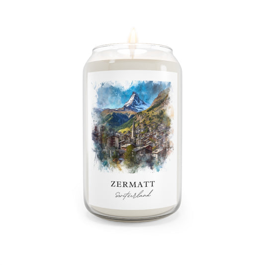 Zermatt, Switzerland scented soy candle