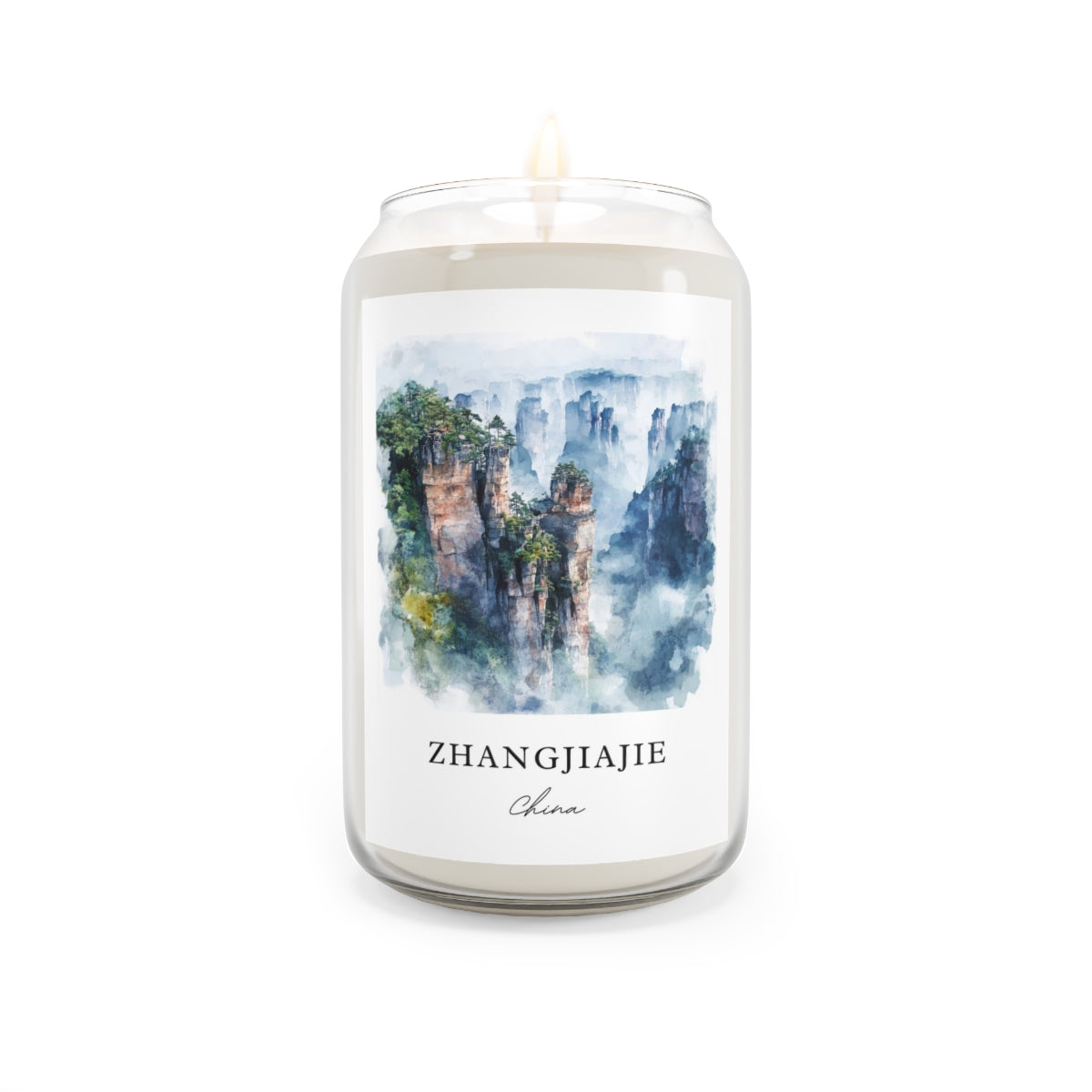 Zhangjiajie, China scented soy candle