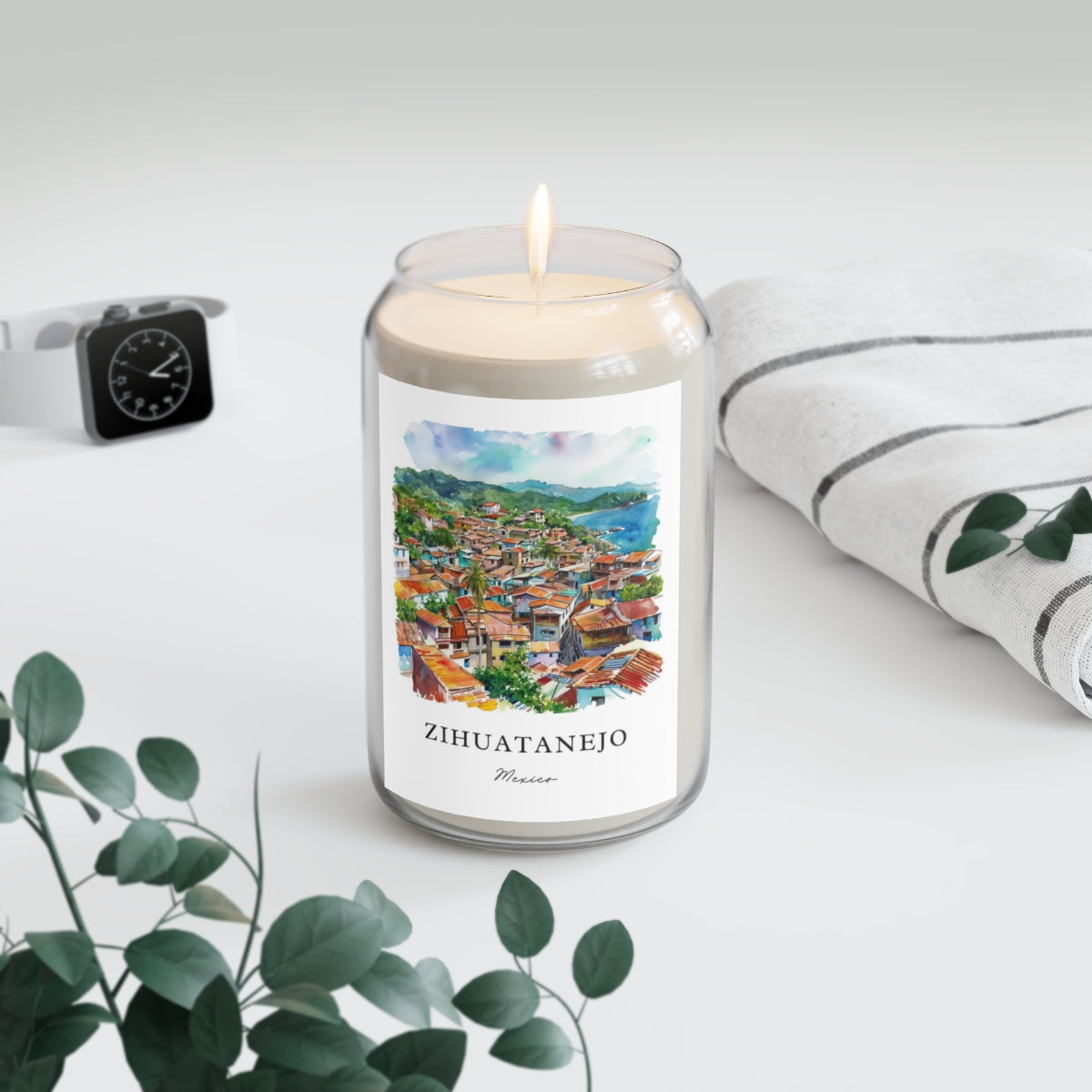 Zihuatanejo, Mexico scented soy candle
