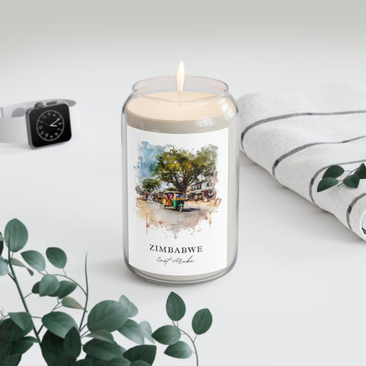 Zimbabwe, East Aruba scented soy candle