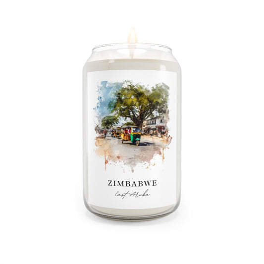 Zimbabwe, East Aruba scented soy candle
