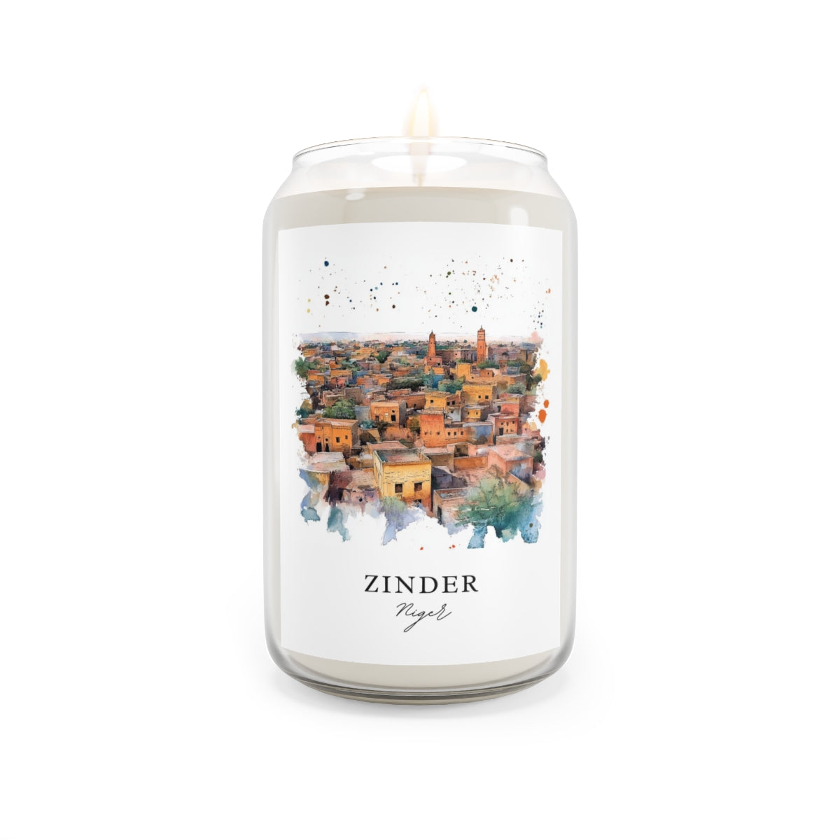 Zinder, Niger scented soy candle