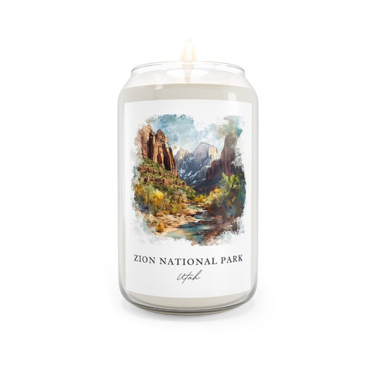Zion National Park, Utah scented soy candle
