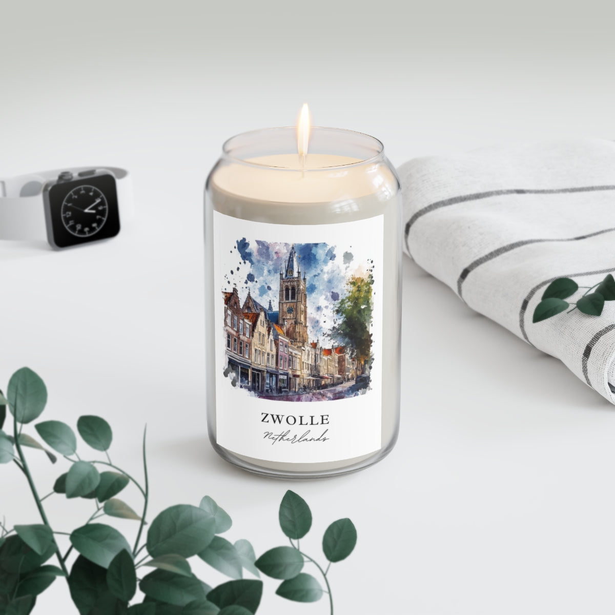 Zwolle, Netherlands scented soy candle